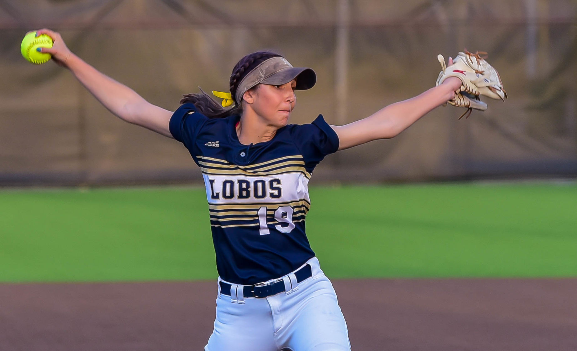 Little Elm senior pitcher Lauren Lucas